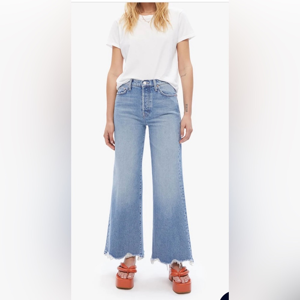 NWT Mother THE TOMCAT ROLLER CHEW JEAN - LOOK BEFORE YOU LEAP size 33